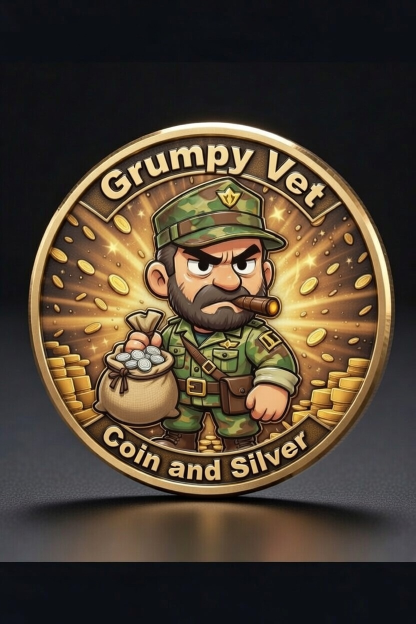 Grumpy Vet Coin and Silver